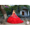 M34-134 Red dress