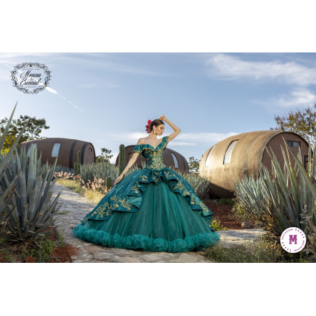M35-135 Green dress