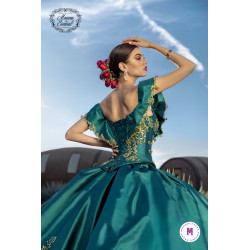 M35-135 Green dress