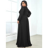Elegant Chiffon V-Neckline Long Sleeve